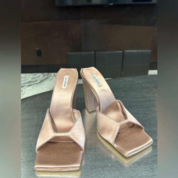 SOLD! GIA BORGHINI X RHW Rosie Satin Sandals Size US 8.5 NEW WITH BOX - Picture 7 of 13
